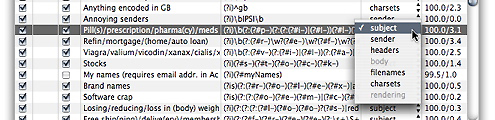 Re-target views for a pattern test